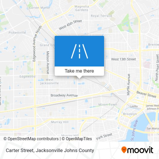 Mapa de Carter Street