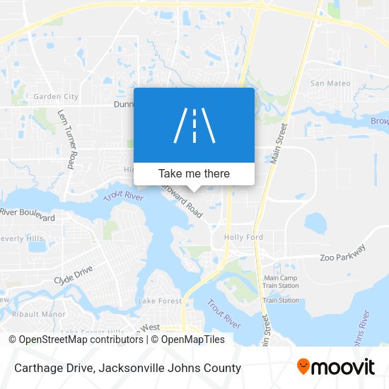 Carthage Drive map