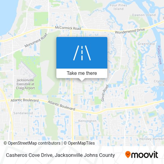 Mapa de Casheros Cove Drive