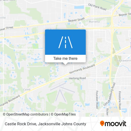 Castle Rock Drive map