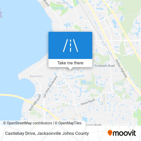 Castlebay Drive map