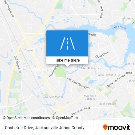 Mapa de Castleton Drive