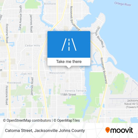 Mapa de Catoma Street