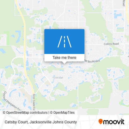Catsby Court map