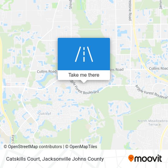 Mapa de Catskills Court