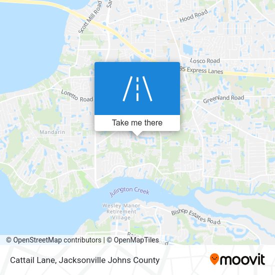 Cattail Lane map