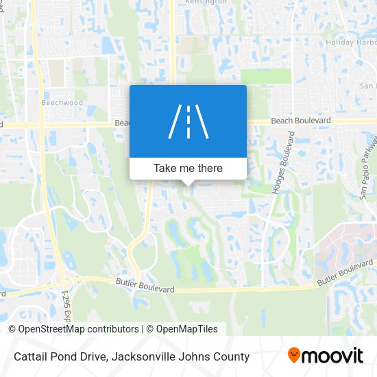 Cattail Pond Drive map