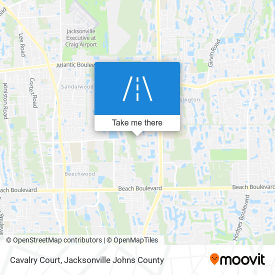 Cavalry Court map