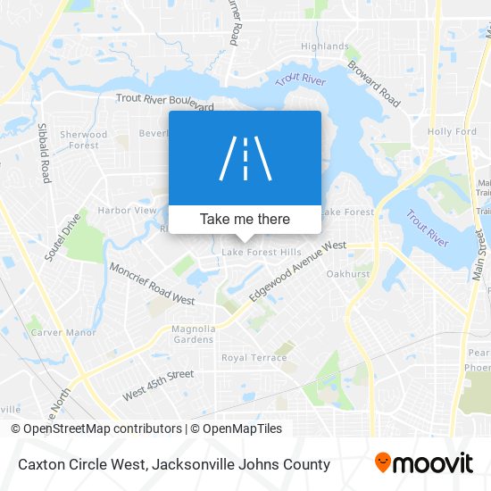 Mapa de Caxton Circle West