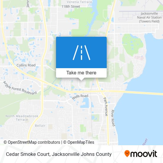 Mapa de Cedar Smoke Court