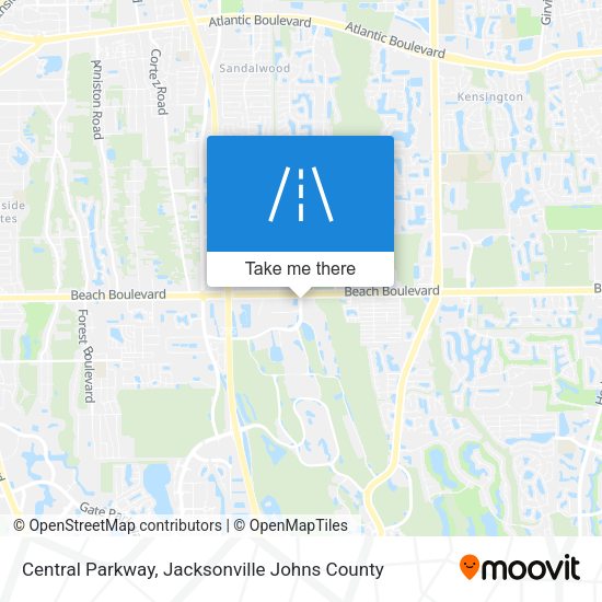 Mapa de Central Parkway