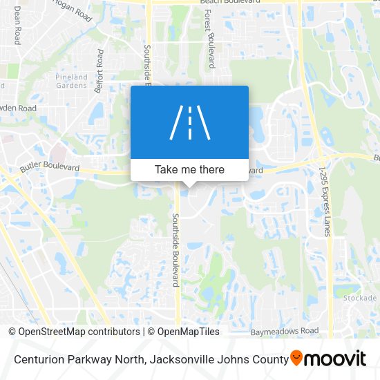 Mapa de Centurion Parkway North