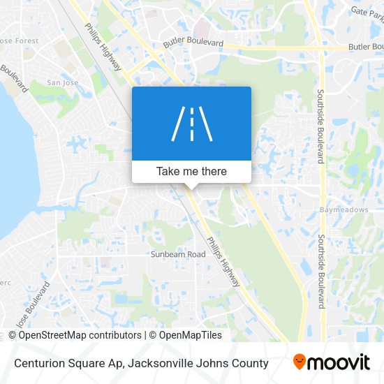 Centurion Square Ap map