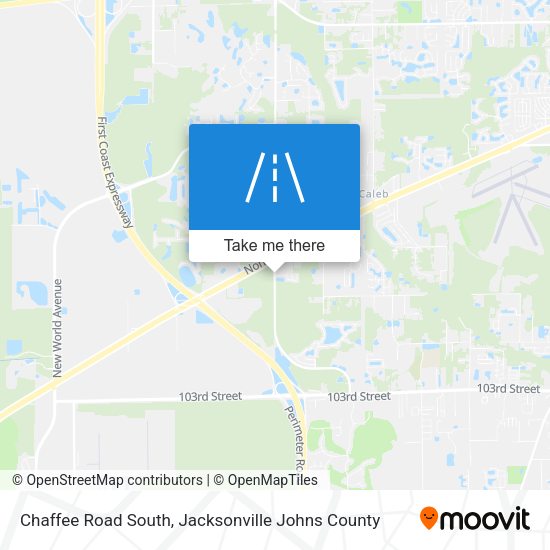 Chaffee Road South map