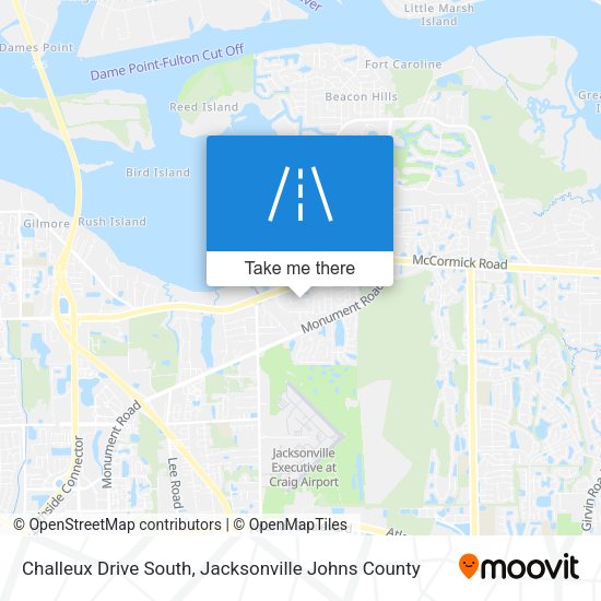 Challeux Drive South map