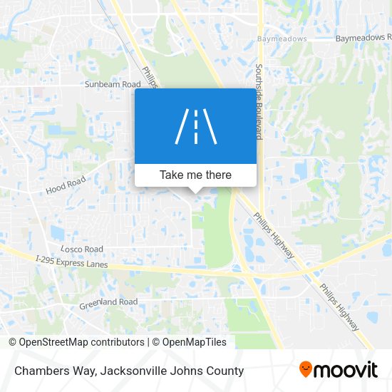 Chambers Way map