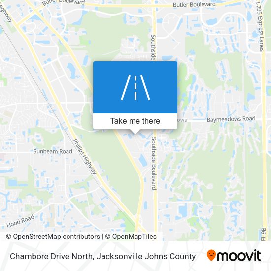 Mapa de Chambore Drive North