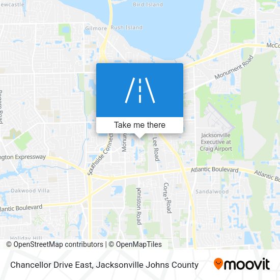 Chancellor Drive East map