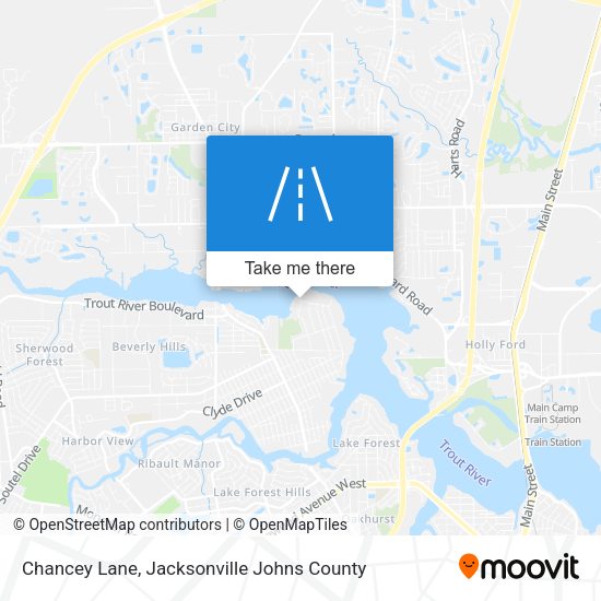 Chancey Lane map