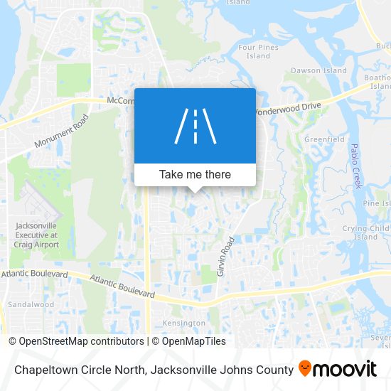Mapa de Chapeltown Circle North