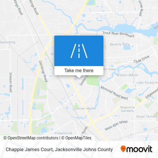 Mapa de Chappie James Court