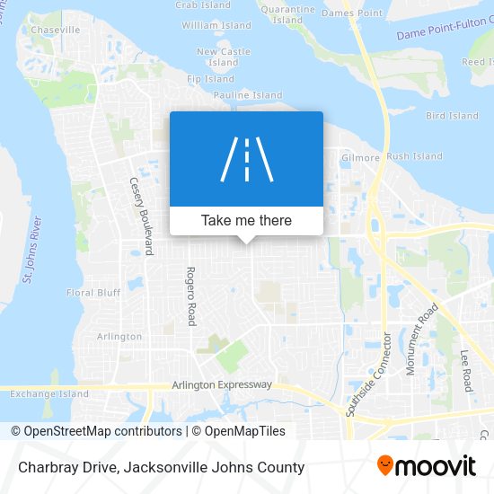 Charbray Drive map
