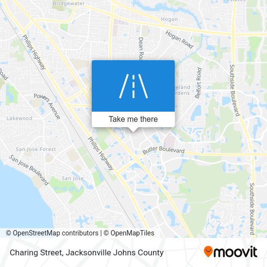 Charing Street map