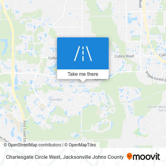 Mapa de Charlesgate Circle West