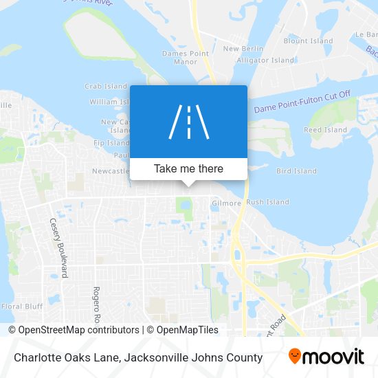 Mapa de Charlotte Oaks Lane