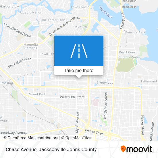 Mapa de Chase Avenue