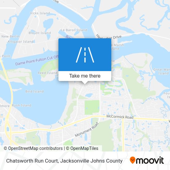 Chatsworth Run Court map