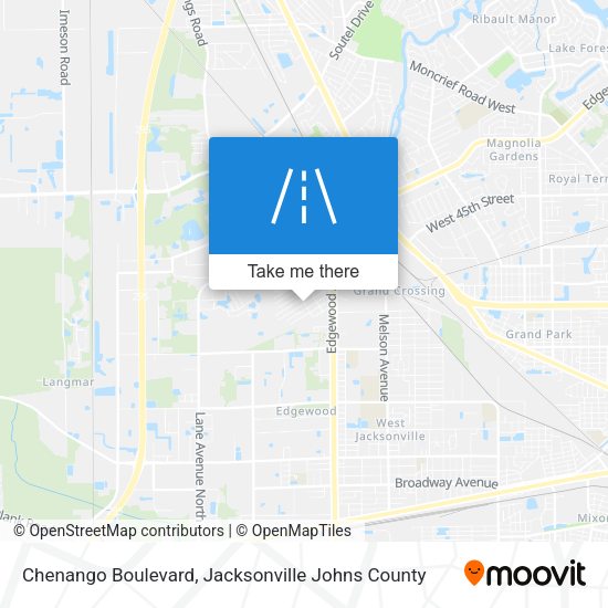 Chenango Boulevard map