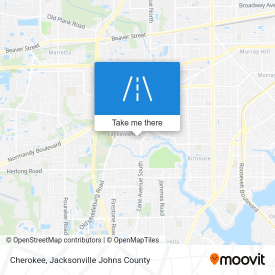 Cherokee map