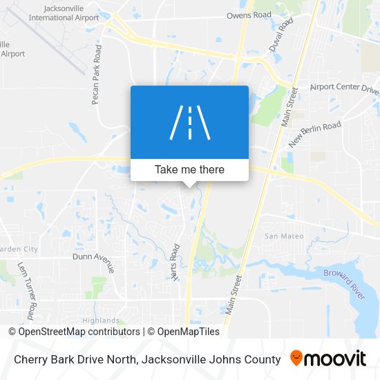 Cherry Bark Drive North map