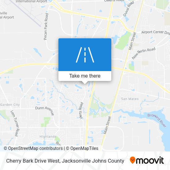 Cherry Bark Drive West map