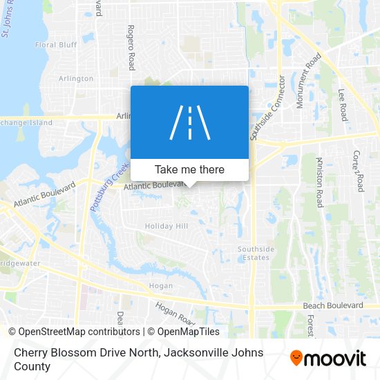 Mapa de Cherry Blossom Drive North