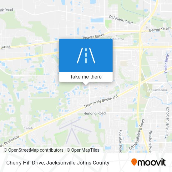 Mapa de Cherry Hill Drive
