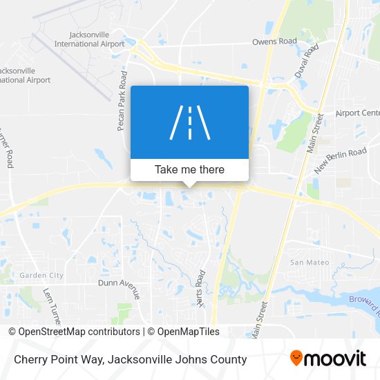 Cherry Point Way map
