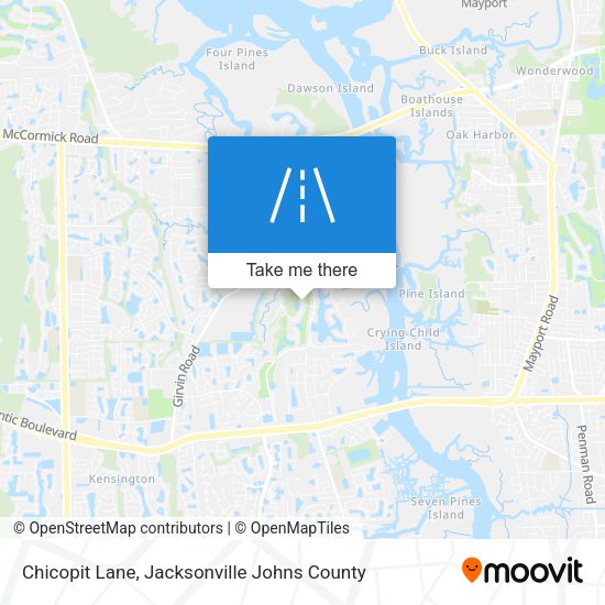 Mapa de Chicopit Lane