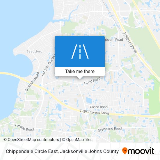 Chippendale Circle East map