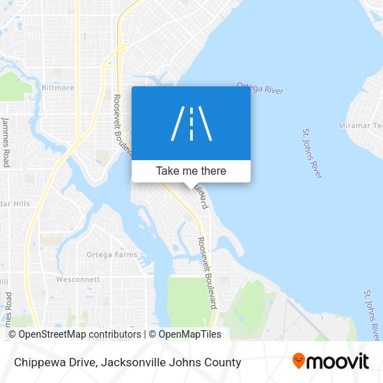Mapa de Chippewa Drive