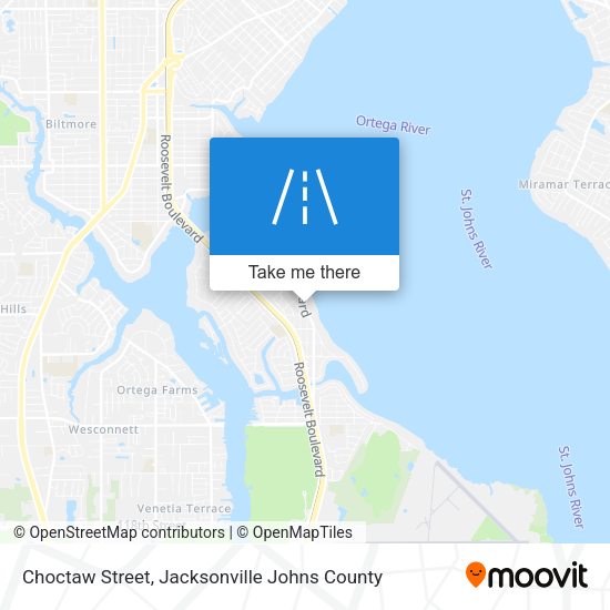Mapa de Choctaw Street