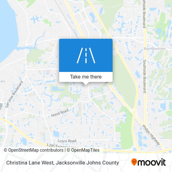 Christina Lane West map