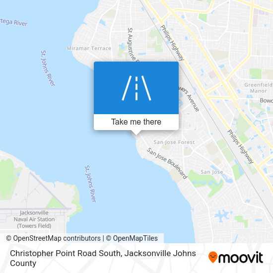 Mapa de Christopher Point Road South