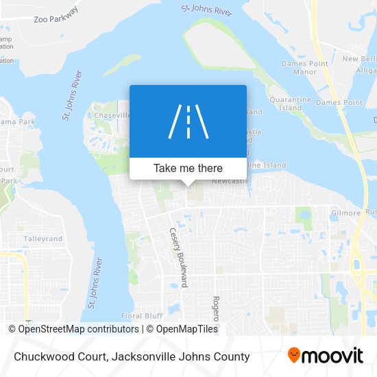 Mapa de Chuckwood Court