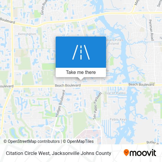 Mapa de Citation Circle West