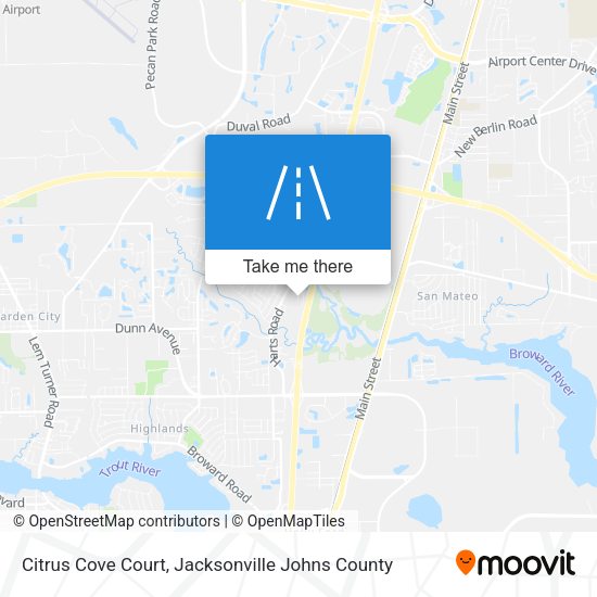 Mapa de Citrus Cove Court