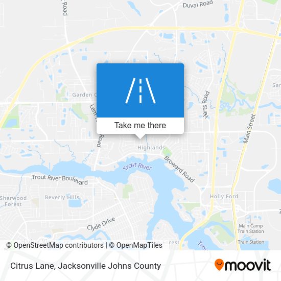 Citrus Lane map