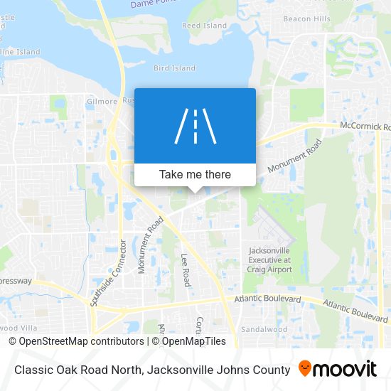 Classic Oak Road North map