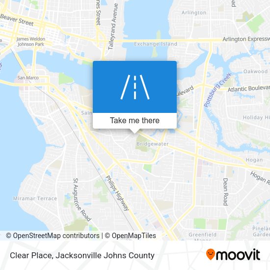 Clear Place map